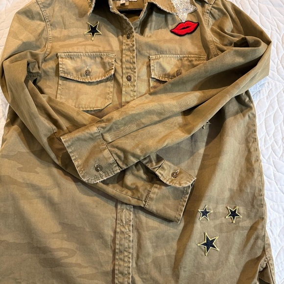 Current/Elliott The Perfect PatchworK shirt - Picture 13 of 15